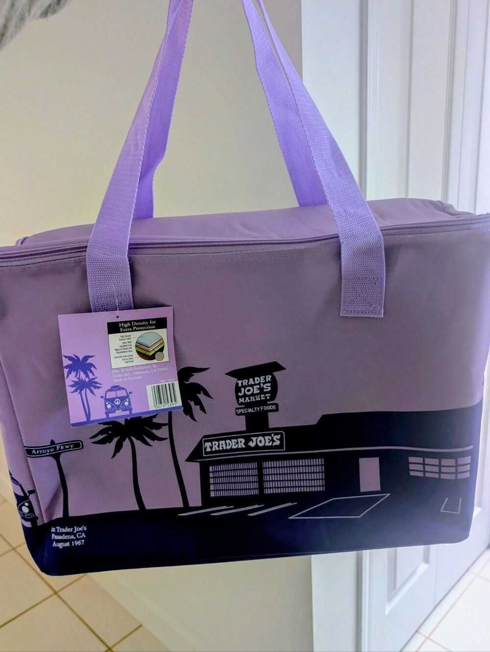 NEW Trader Joe’s Large Lavender Insulated Bag
